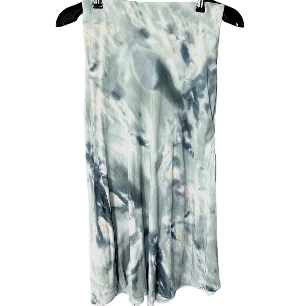 Rails Anya Midi Slip Skirt Sage Diffusion Xs Tie … - image 2